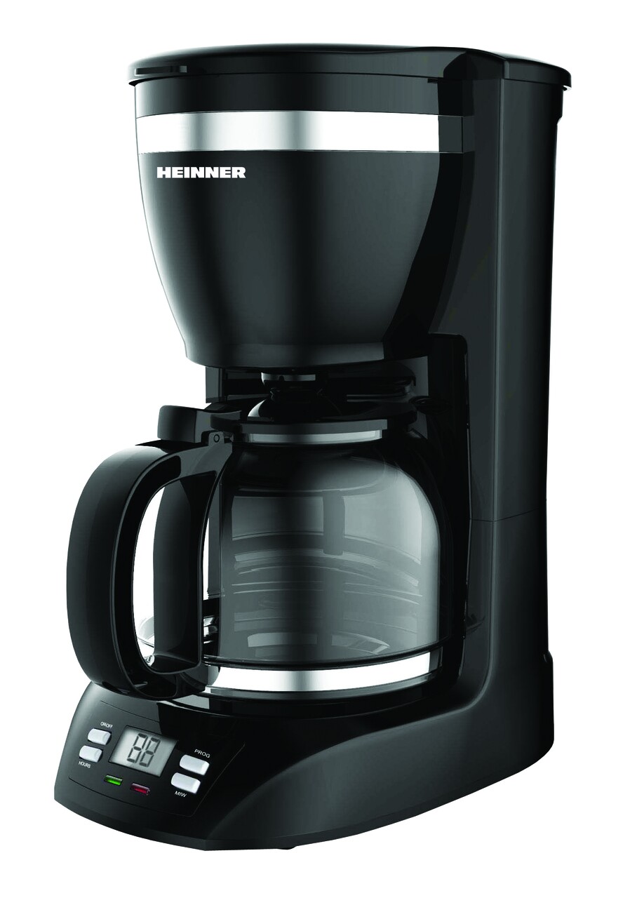 Cafetiera digitala Savory 1100D, Heinner, 900 W, 1.5 L, negru - imagine 3